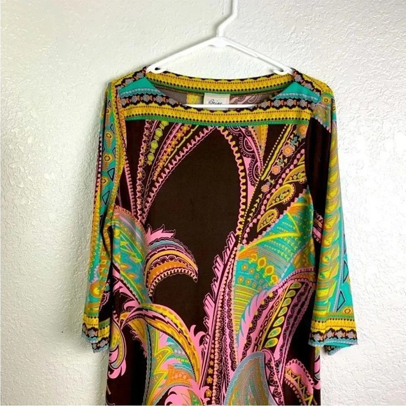 NEW Beige by ECI Size 6 Multicolor Boho Dress NWT - Picture 3 of 10